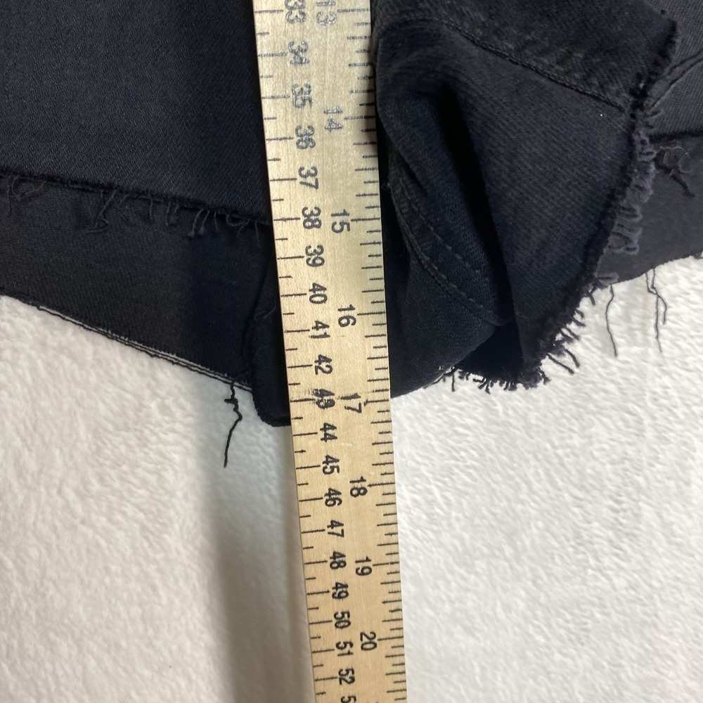 NWT Old Navy Women's O.G. Straight Short Size‎ 26 Washed Black Trinity Raw Hem - Picture 5 of 9